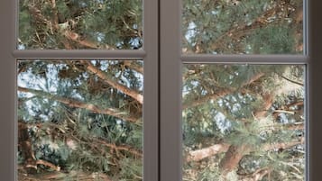 In-room safe, desk, laptop workspace, blackout curtains