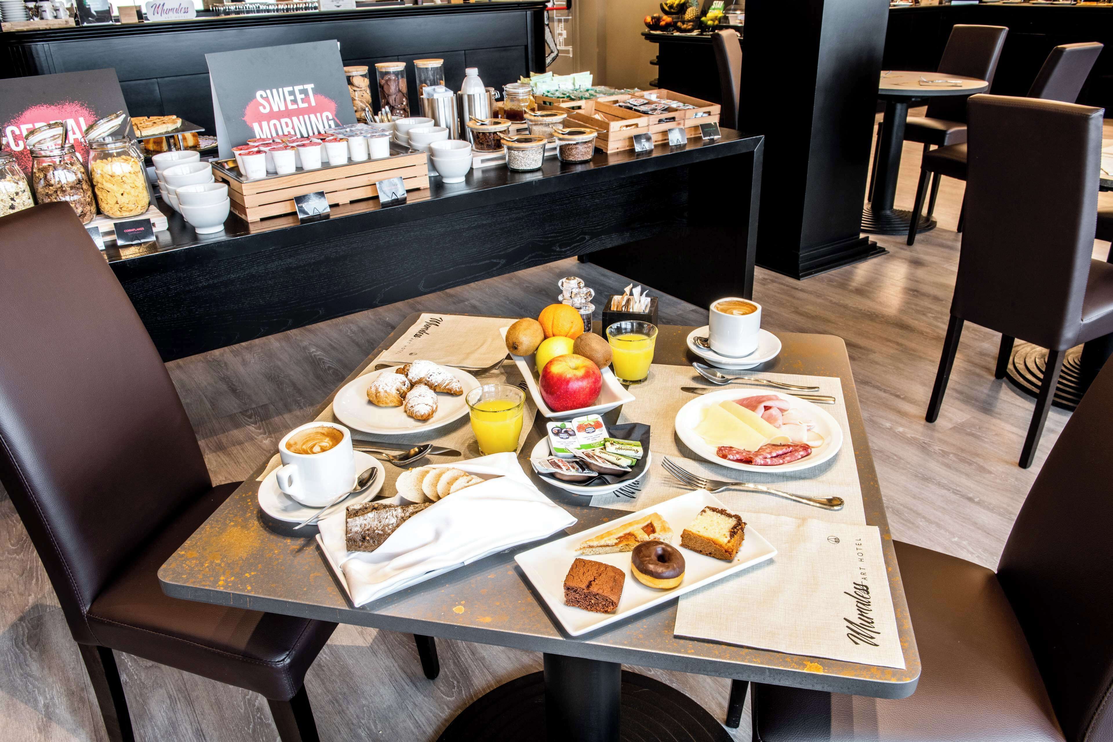 daily buffet breakfast (eur 15 per person)