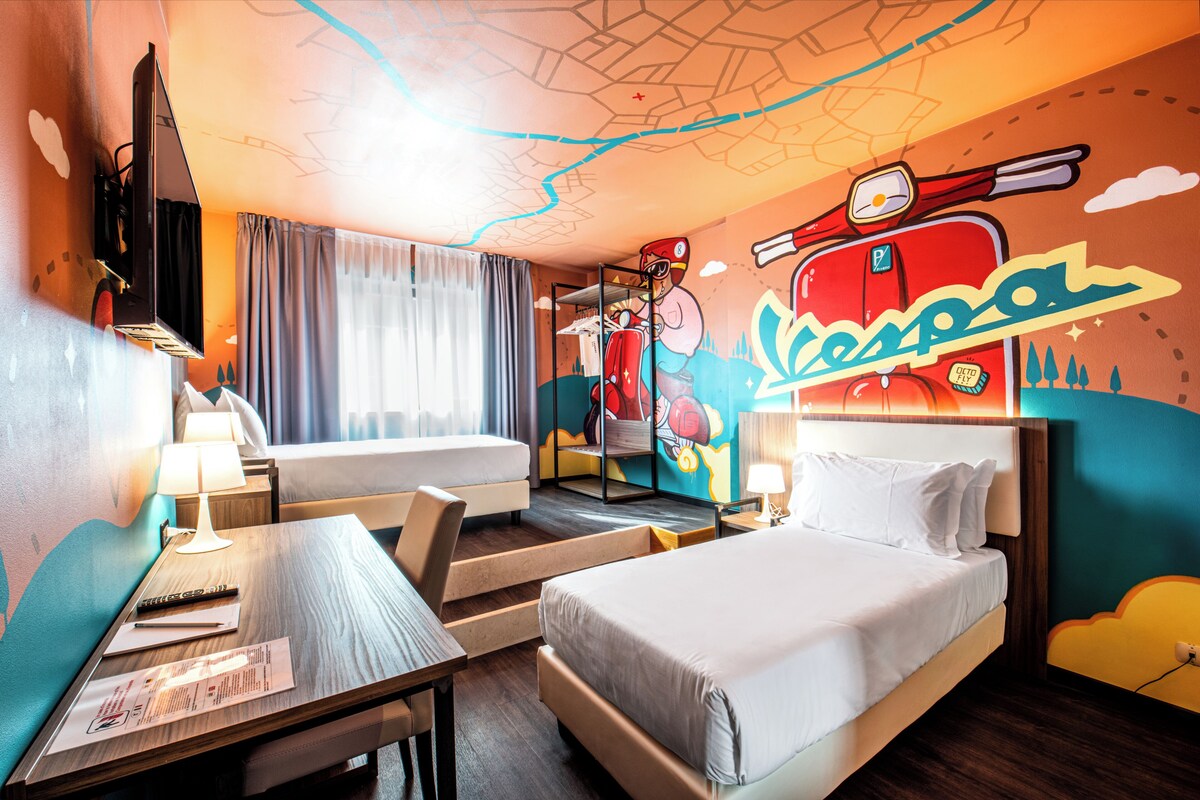 Superior Room, 2 Twin Beds | Minibar, in-room safe, desk, laptop workspace