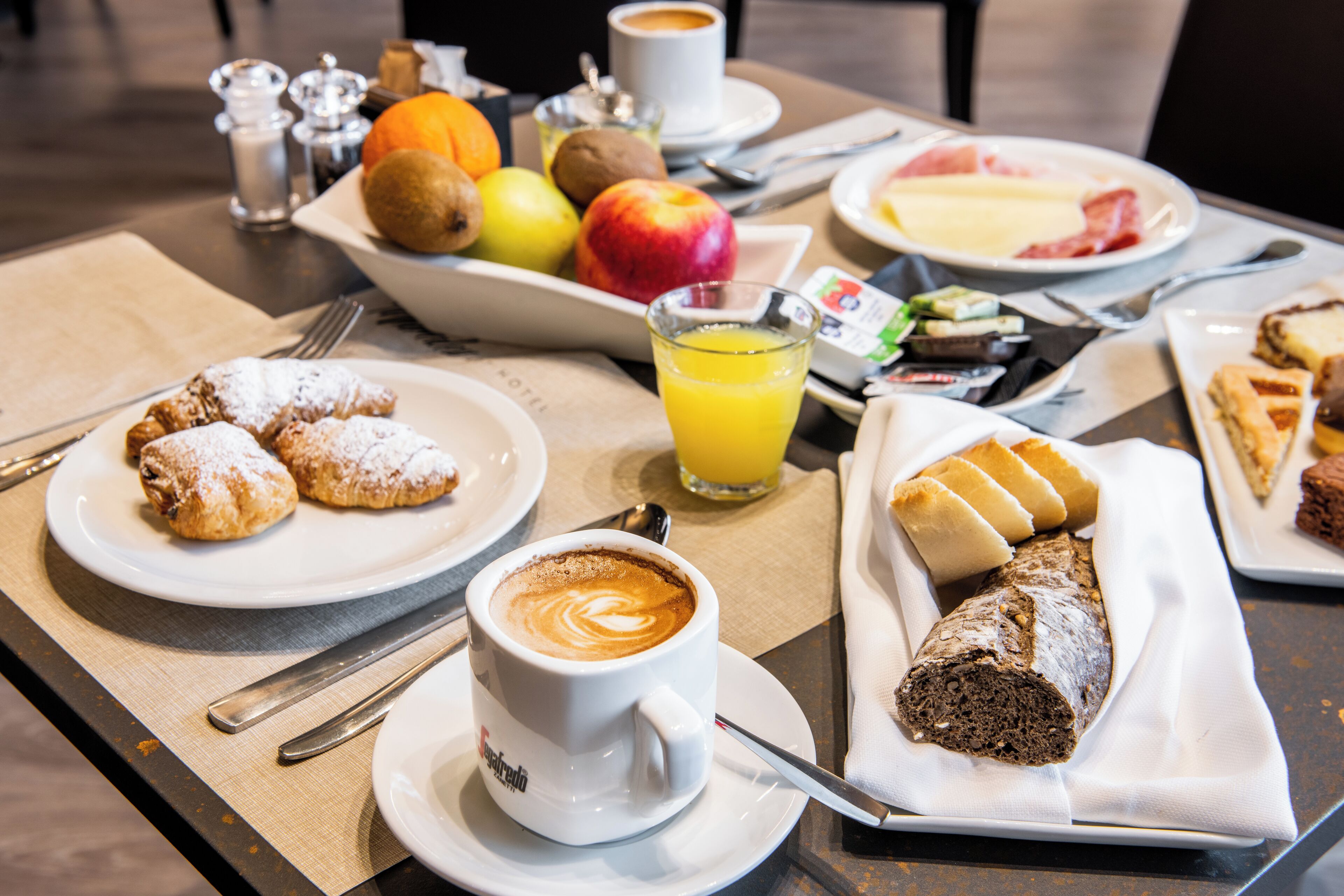 daily buffet breakfast (eur 15 per person)