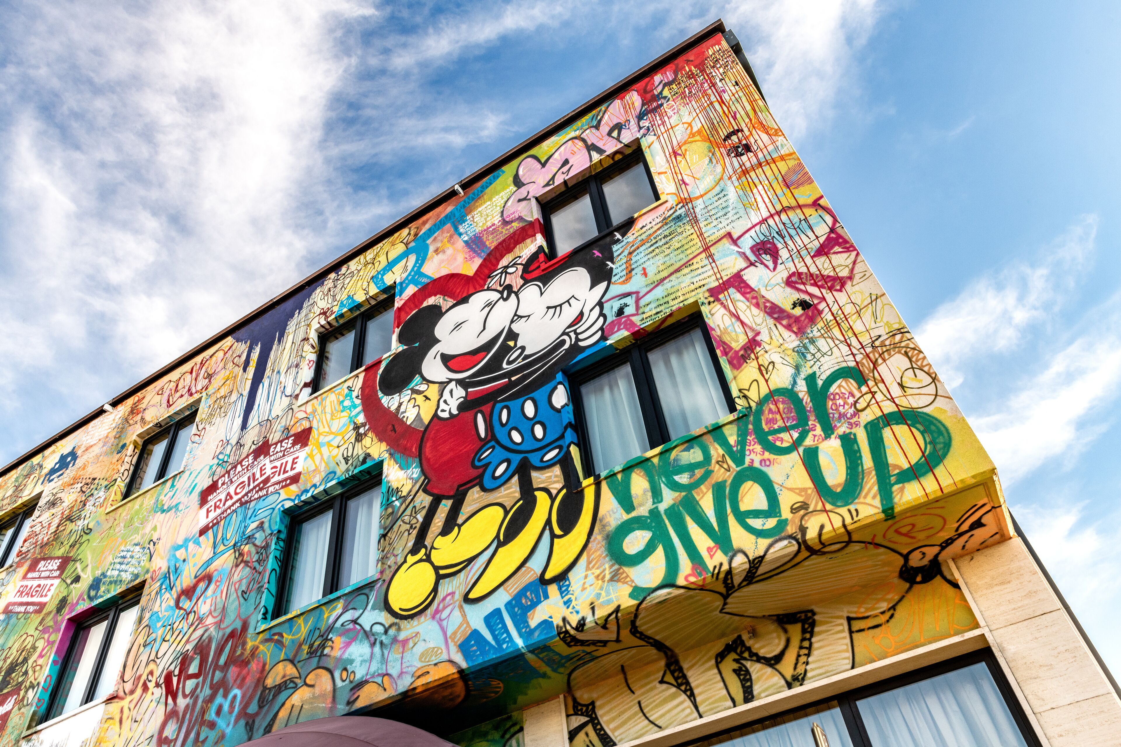 Facciata della struttura