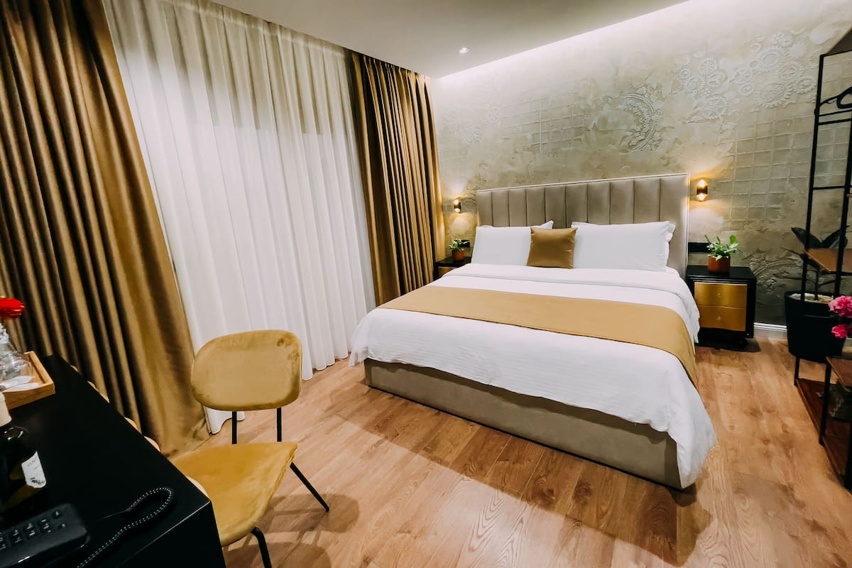 Deluxe-Doppelzimmer | 1 Schlafzimmer, Zimmersafe, Schreibtisch, laptopgeeigneter Arbeitsplatz