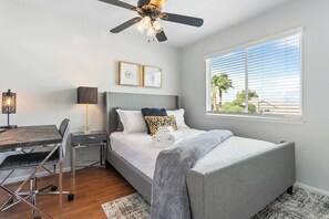 4 bedrooms, iron/ironing board, travel crib, WiFi