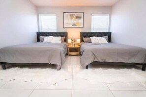 5 bedrooms, iron/ironing board, travel cot, WiFi