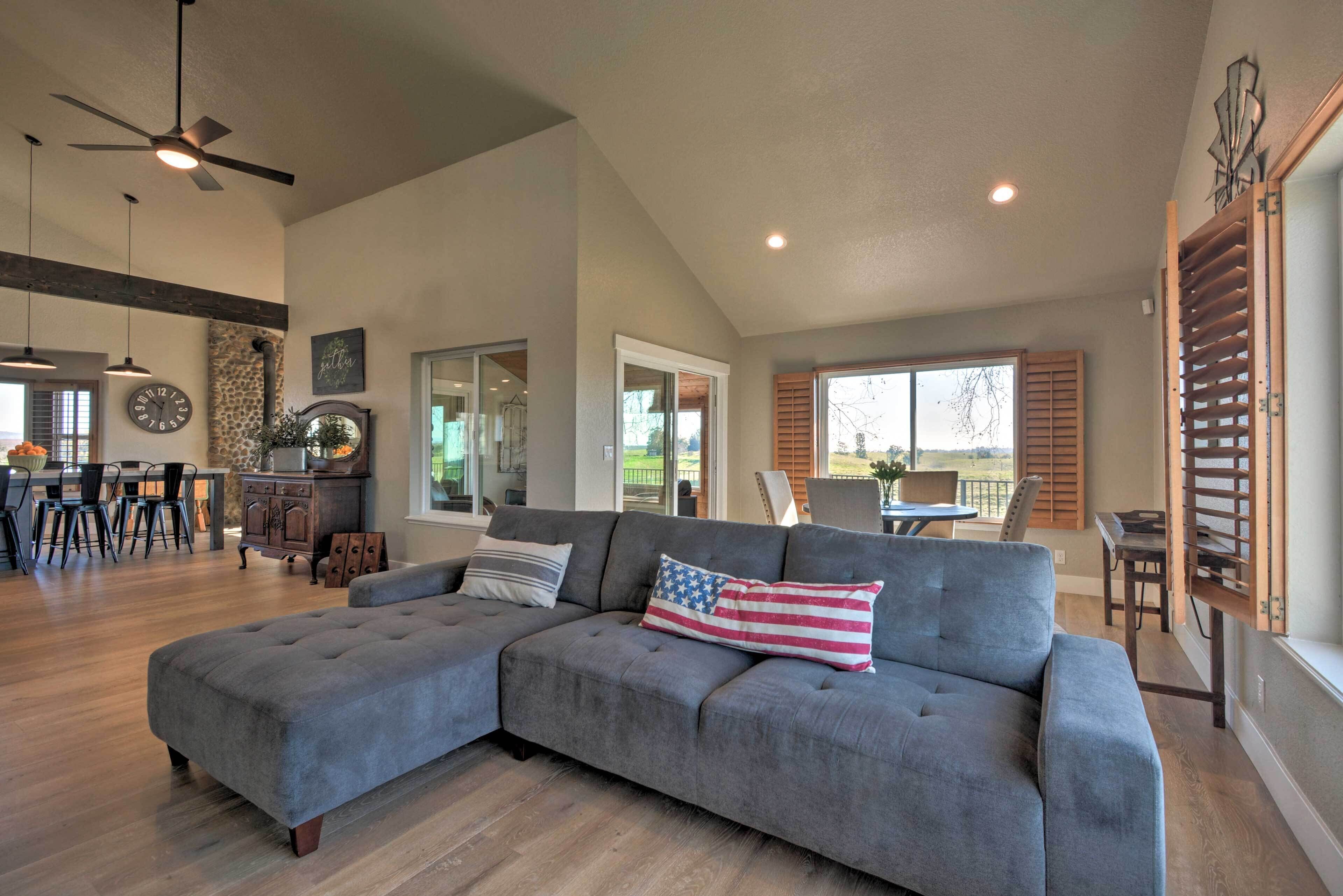 Picturesque Farmhouse on Working Almond Ranch