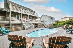 Pool - 1040 - SeaQuinns, a spacious 5-bedroom home in Corolla, NC, just steps from the beach. (Corolla)