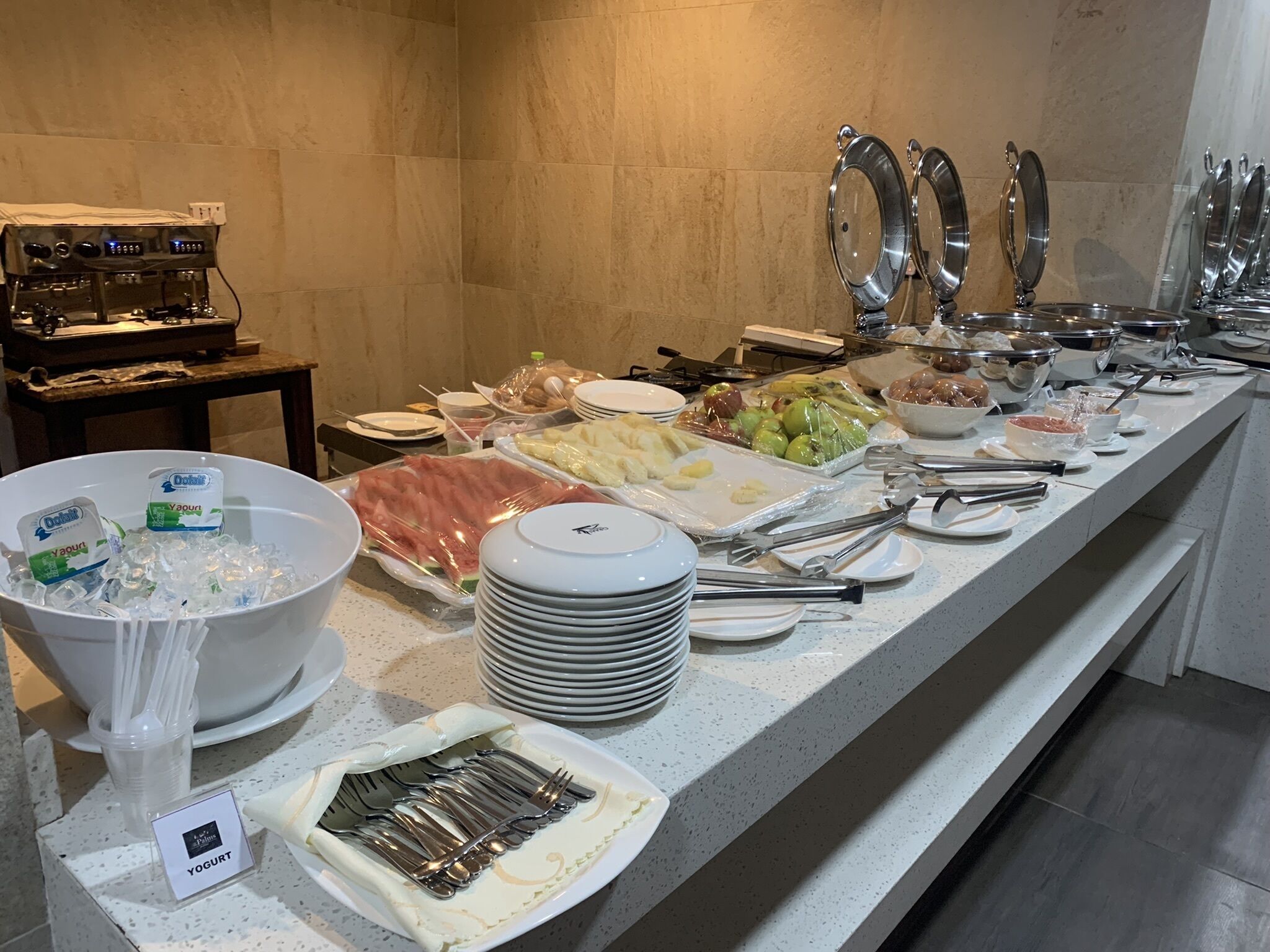 Desayuno estilo bufé