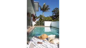 Una piscina riscaldata