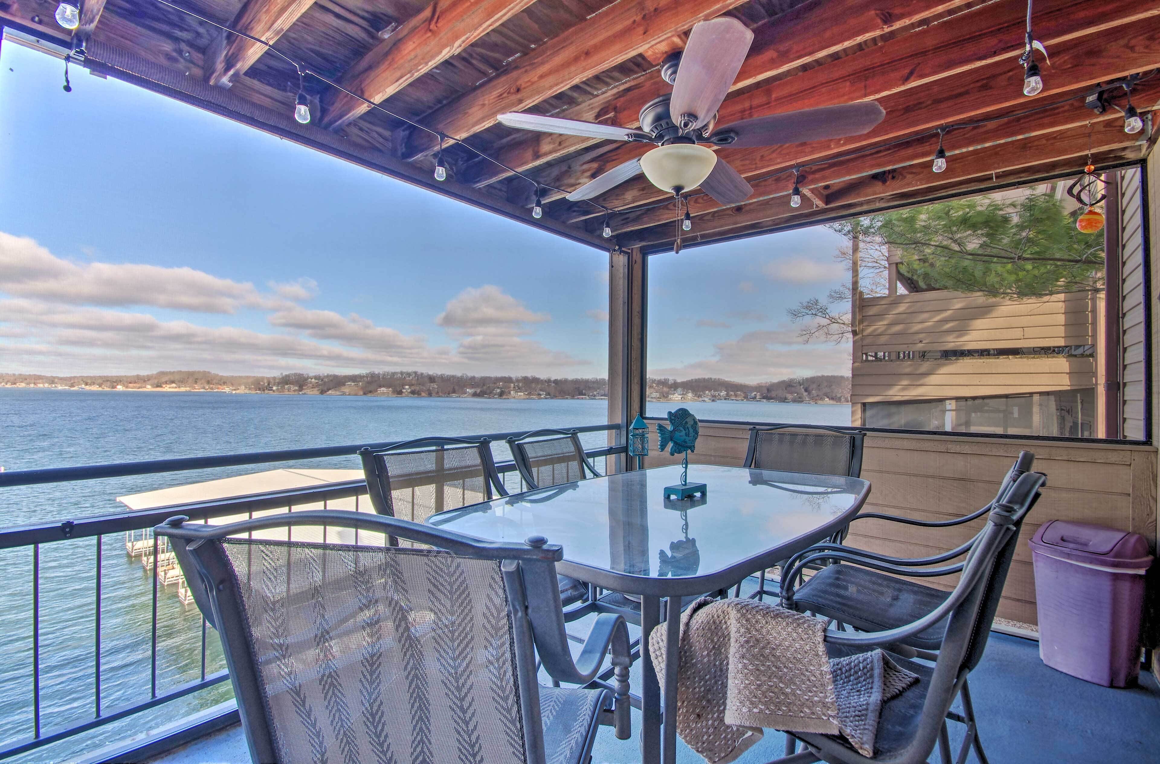 Lovely Lake Ozark Condo w/ Boat Slip & Lift!