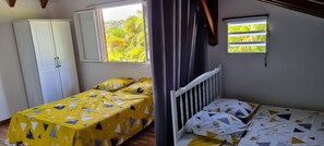 2 chambres, Wi-Fi gratuit, draps fournis