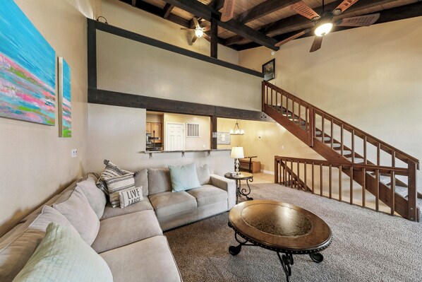 TV, fireplace, video game console