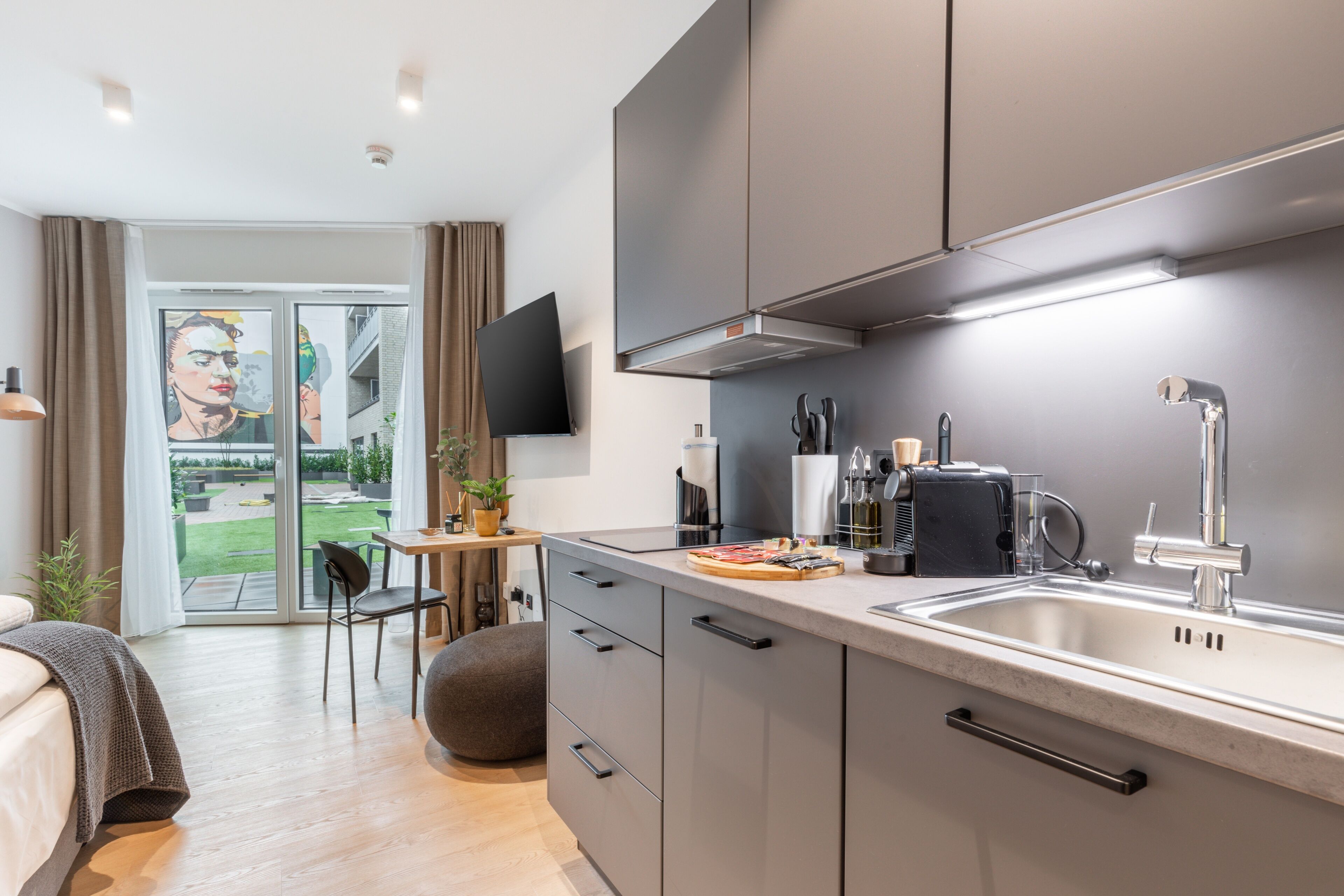 스위트, 테라스 (Single) | 전용 주방 | 냉장고, 쿡탑, 에스프레소 메이커, 전기 주전자