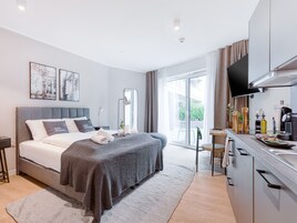 1 habitación, escritorio, wifi gratis y ropa de cama 