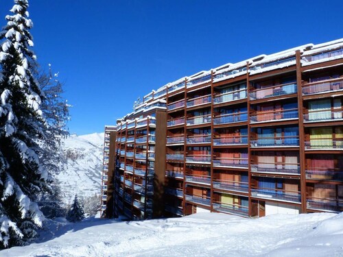 2nd floor, view resort, balcony, tv, 40m², Les Arcs