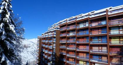 2nd floor, view resort, balcony, tv, 40m², Les Arcs
