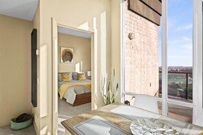 2 chambres, bureau, fer et planche à repasser, Wi-Fi gratuit