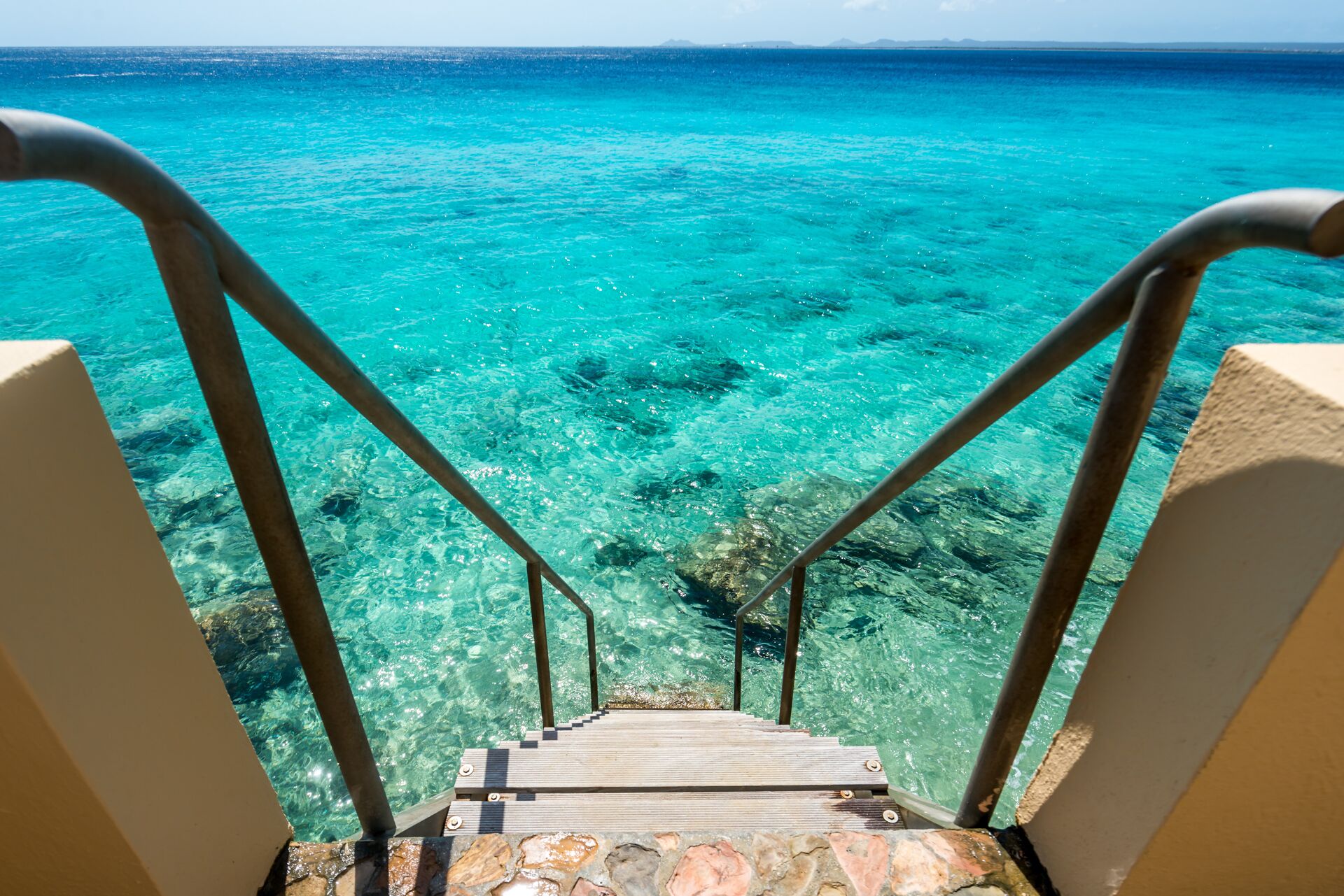 Blick von der Unterkunft