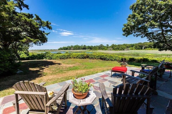 Terrace/patio - Stunning Waterfront Brewster Rental Close to Beach RPAM019 (Brewster)