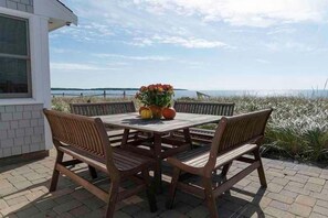 Outdoor dining - Luxury Cottage on the Beach! RPMS058 (Hyannis)