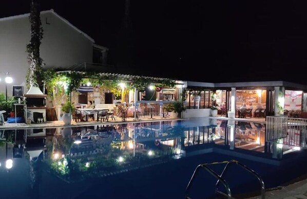 Front of property – evening/night