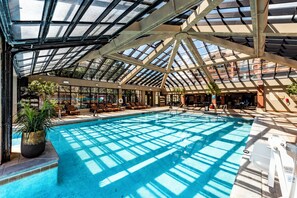 Indoor pool, a heated pool