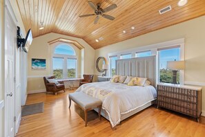 6 bedrooms, desk, free WiFi, bed sheets - Luxury Semi-Oceanfront Home w/ Pool, Elevator, Theater Room, and Game Room (Hatteras)
