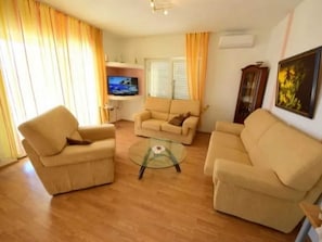 Apartment (Three Bedroom Apartment with Terrace ) | Living room | TV