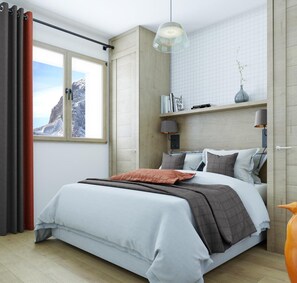 1 chambre, accès au Wi-Fi (inclus), literie fournie