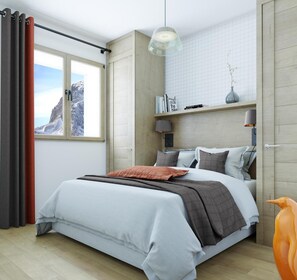 2 bedrooms, free WiFi, bed sheets - Swimming pool, sauna, hammam, terrace, balcony, tv, ski locker, 43-61m², Samoëns (Samoëns)