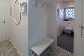 Shower, hair dryer