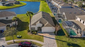 Unclassified image, 4 of 21, button - South facing private pool villa, gated community lake views from deck! (Kissimmee)
