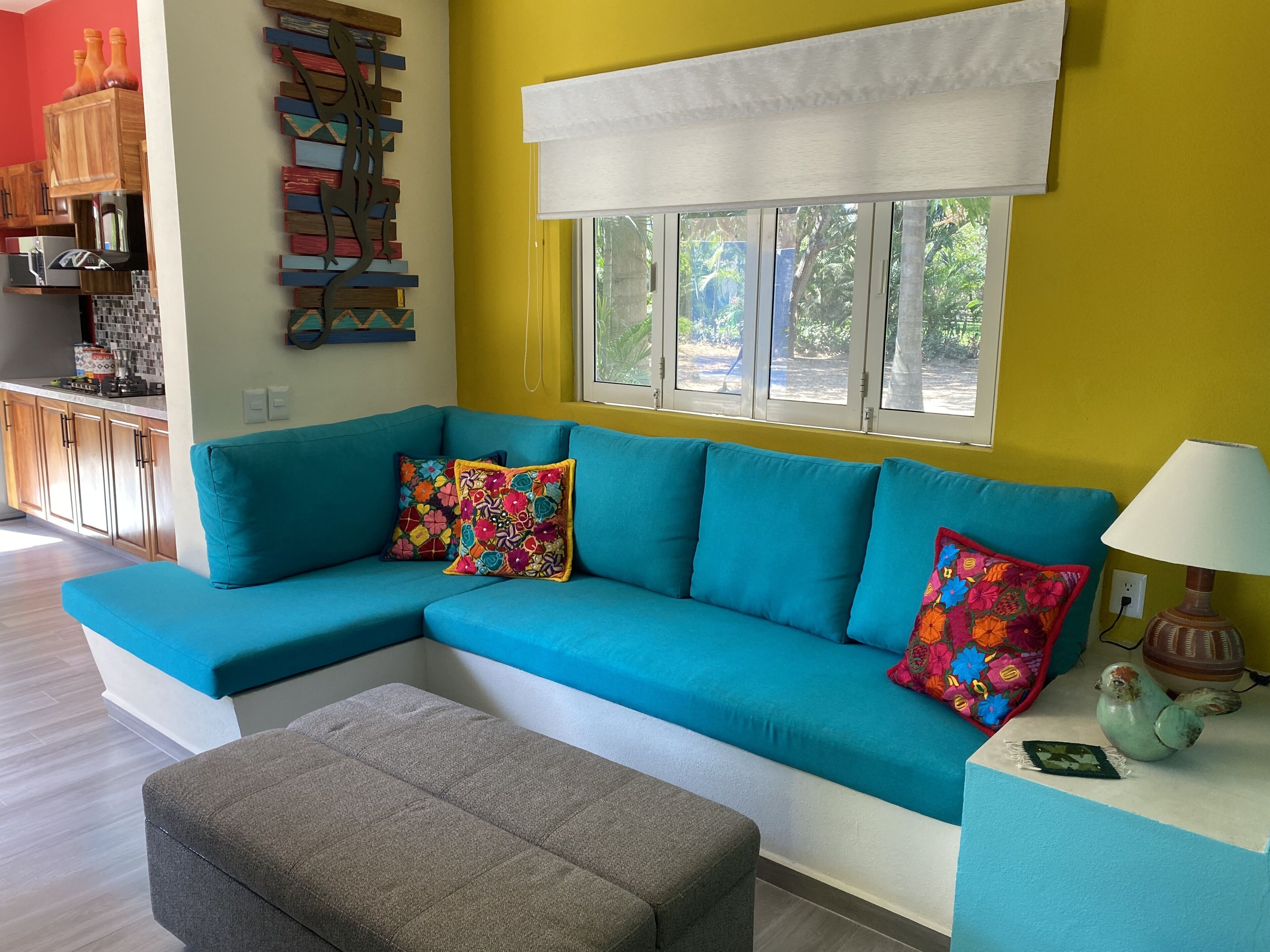 Newer Home Outdoor Living Design with Private Pool in Gated Community