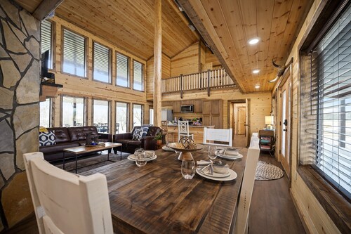 Large River front cabin overlooking Glover River