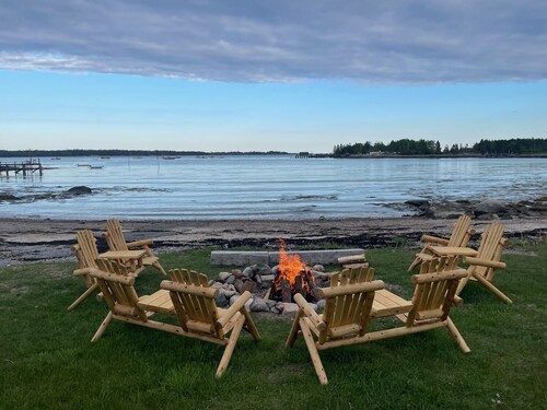 Have an unforgettable getaway at a family sized beach house with private beach!