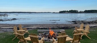 Have an unforgettable getaway at a family sized beach house with private beach!