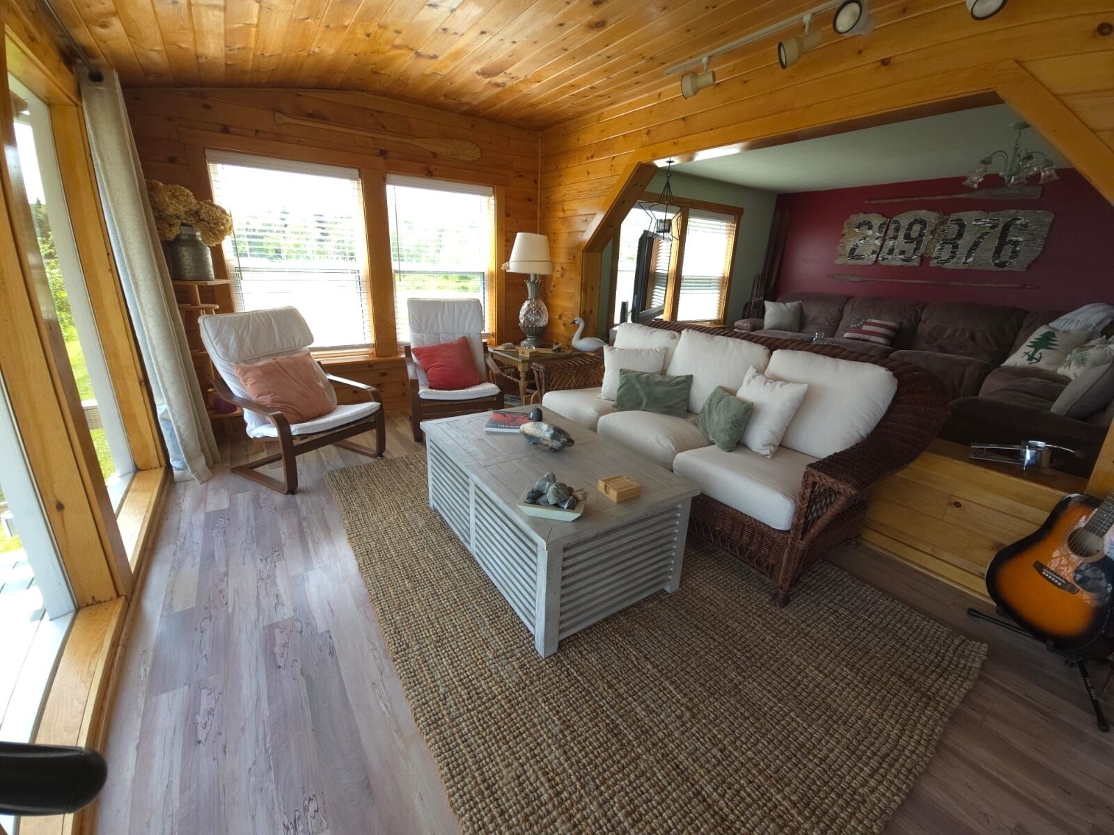 TV, DVD player, books