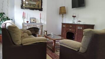 TV connectée, cheminée