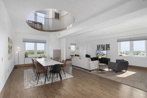 Premium Penthouse | Living area | 55-inch Smart TV with digital channels, TV