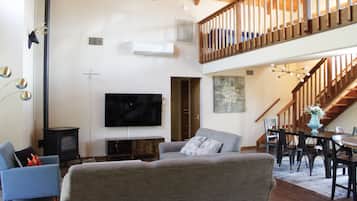 Smart TV, foosball, books