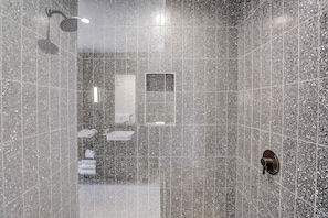 Hair dryer, towels