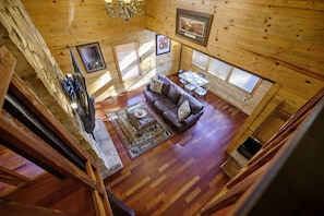 Smart TV, fireplace, video games