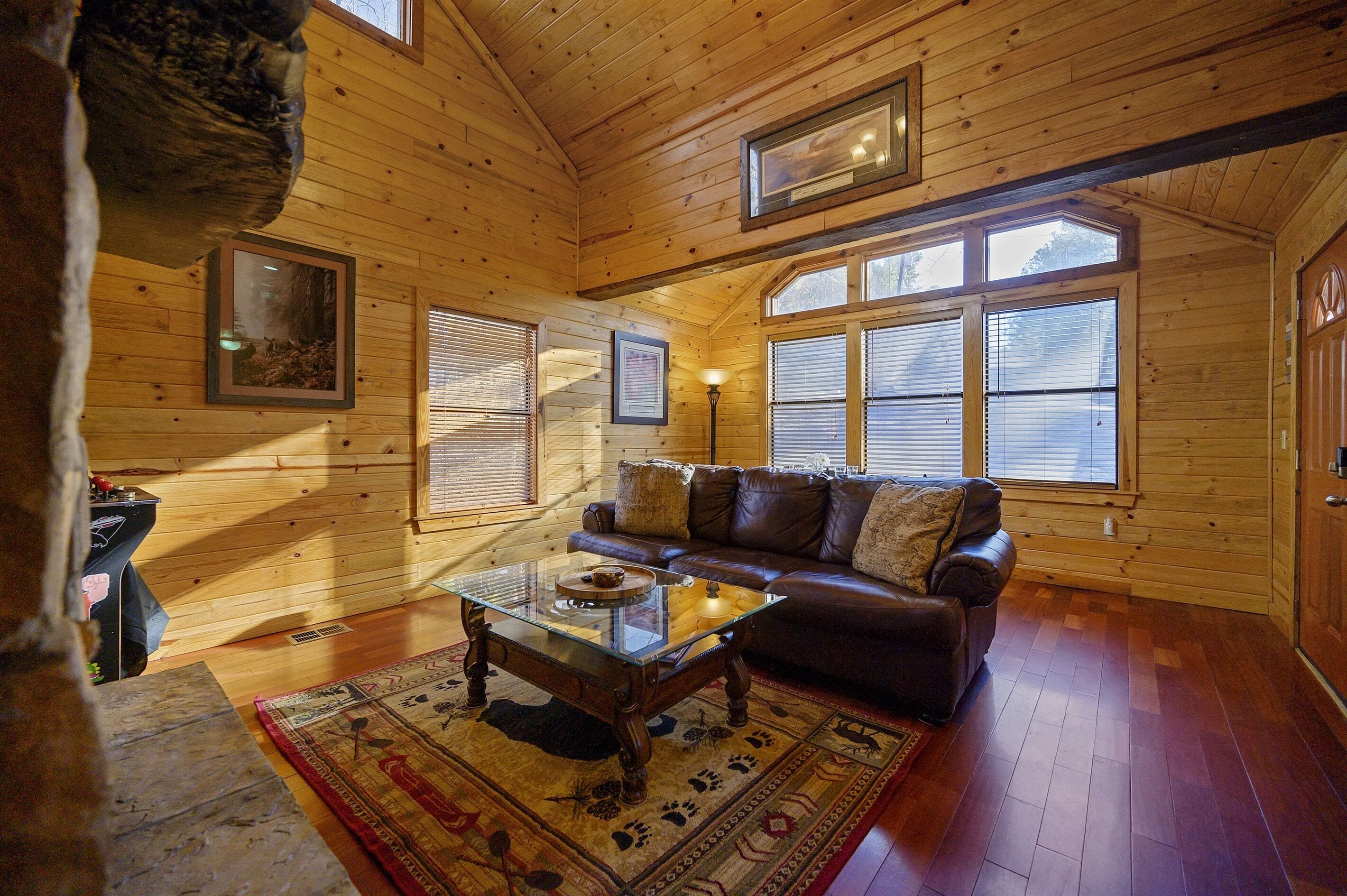 Smart TV, fireplace, video games