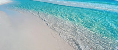 Vlak bij het strand, strandlakens