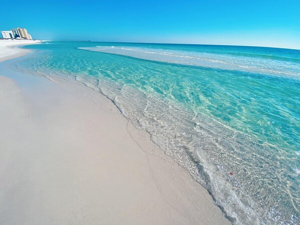 Beach nearby, beach towels