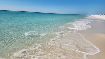 Beach nearby, beach towels