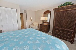 Apartment, 1 King-Bett, Balkon