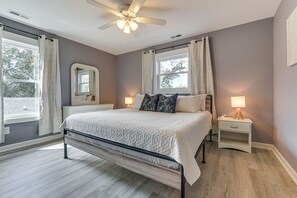 4 bedrooms, iron/ironing board, travel cot, Internet - Oak Island Home w/ Pool: Walk to Long Beach! (Oak Island)