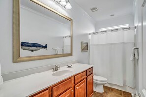 Bathtub, hair dryer