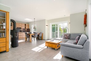 TV, fireplace, DVD player