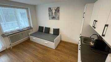 KĂŒhlschrank, Mikrowelle, Herdplatte, GeschirrspĂŒler